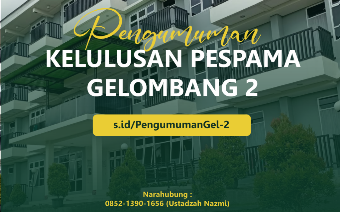 Pengumuman Pespama Gelombang 2 2022-2023